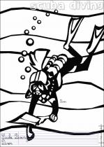 coloriage-plongee-1